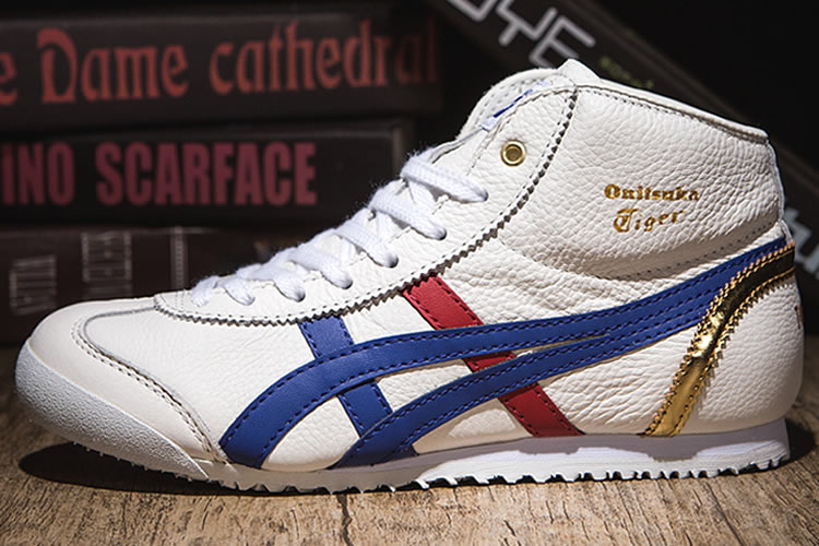 onitsuka tiger blue gold