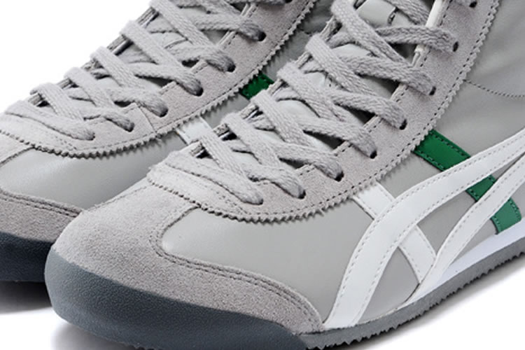 Onitsuka Tiger Mid Runner (Grey/ White/ Green) Shoes - Click Image to Close