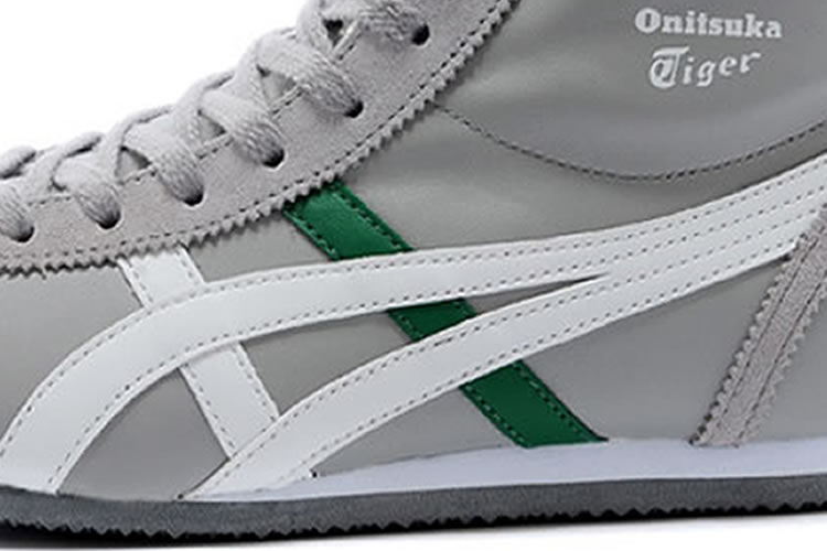 Onitsuka Tiger Mid Runner (Grey/ White/ Green) Shoes - Click Image to Close