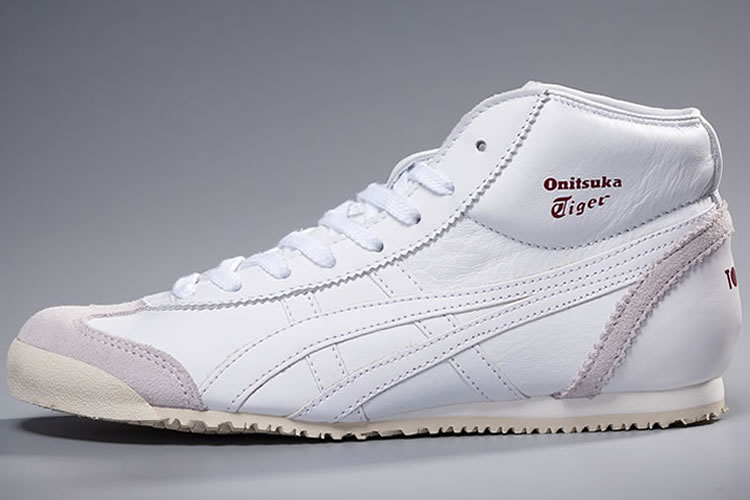 Onitsuka Tiger Mid Runner (White/ White 