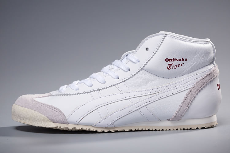 Onitsuka Tiger Mid Runner (White/ White) Shoes - Click Image to Close