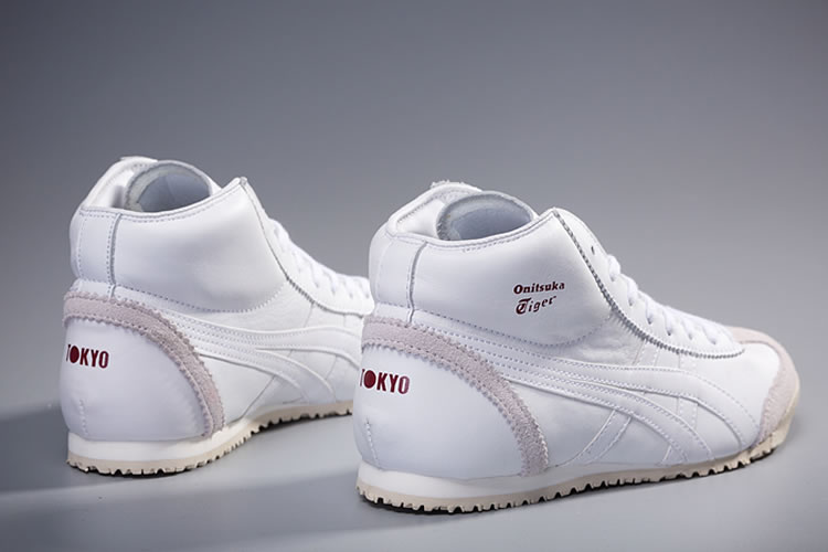 Onitsuka Tiger Mid Runner (White/ White) Shoes - Click Image to Close