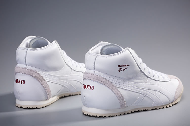 Onitsuka Tiger Mid Runner (White/ White) Shoes