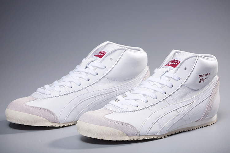 Onitsuka Tiger Mid Runner (White/ White) Shoes