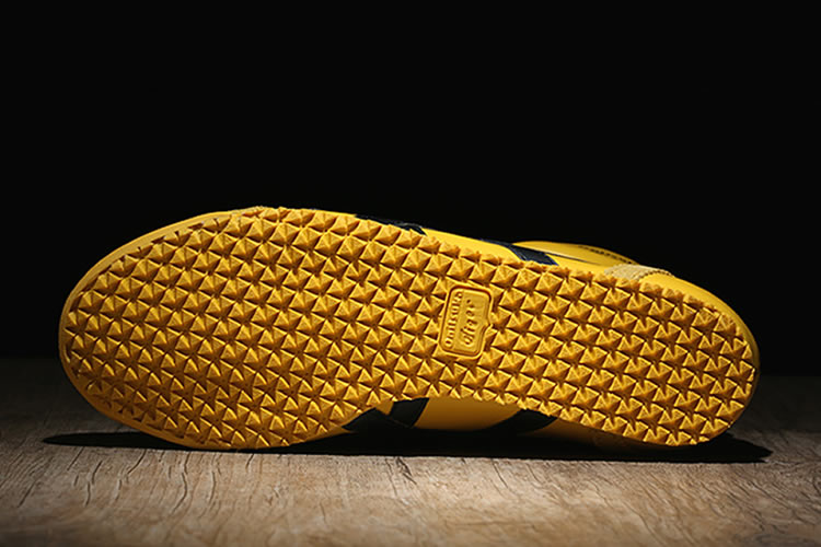 (Yellow/ Black) Onitsuka Tiger Mexico Mid Runner Shoes