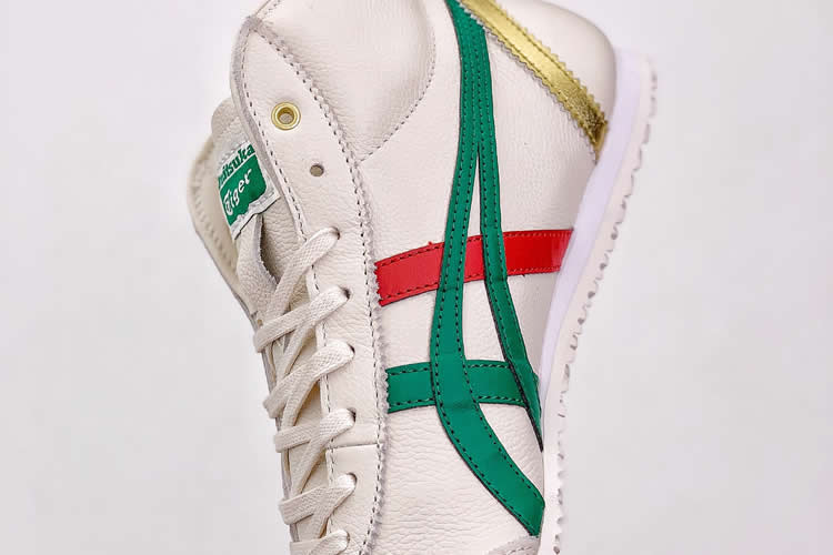 (Beige/ Green/ Red/ Gold) Mid Runner Shoes - Click Image to Close