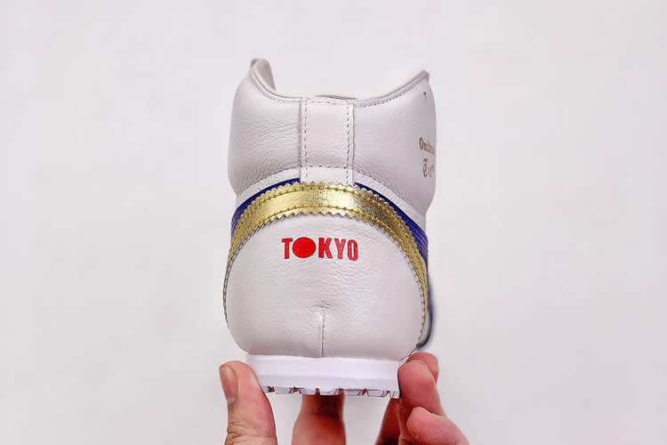 (White/ Blue/ Red/ Gold) Mexico Mid Runner Shoes