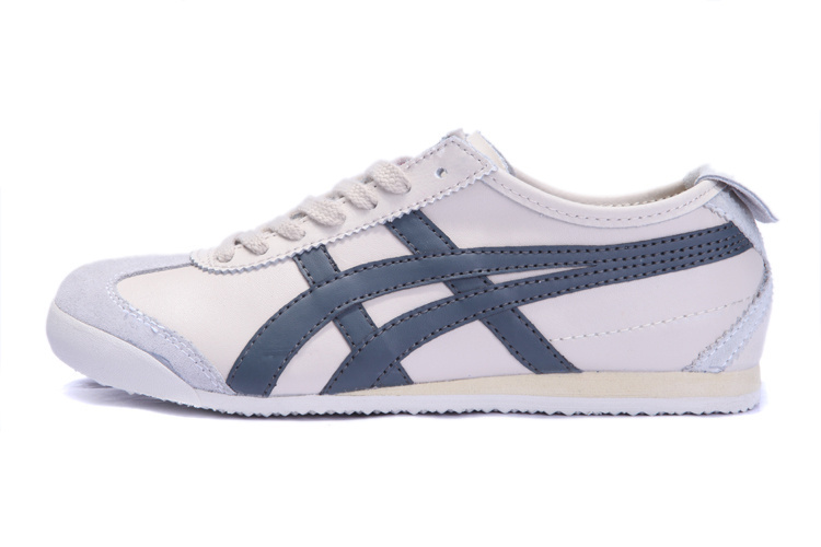 (Beige/ Army Blue/ Green) Onitsuka Tiger Mexico 66 Shoes - Click Image to Close