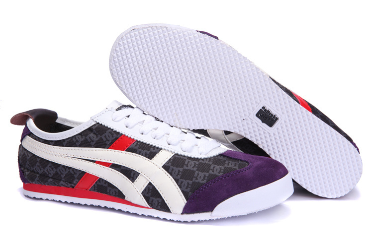 Onitsuka Tiger Mens Shoes (DG logo/ White / Red/ Purple)