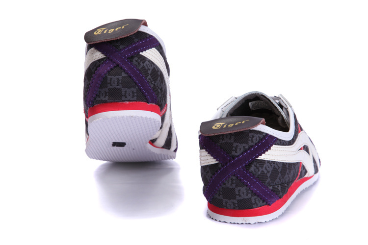 Onitsuka Tiger Mens Shoes (DG logo/ White / Red/ Purple) - Click Image to Close