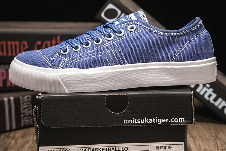 Onitsuka Tiger OK Basketall LO Blue shoes - Click Image to Close