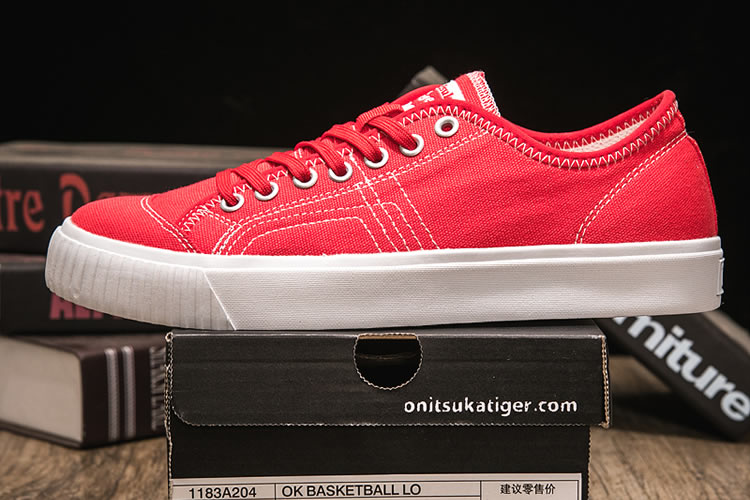 Onitsuka Tiger OK Basketall LO Red shoes