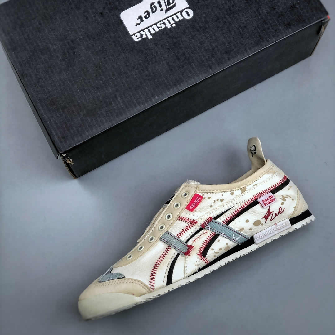 Mexico 66 (Panda Prank Custom/ Qiaoxi) Slip On Shoes