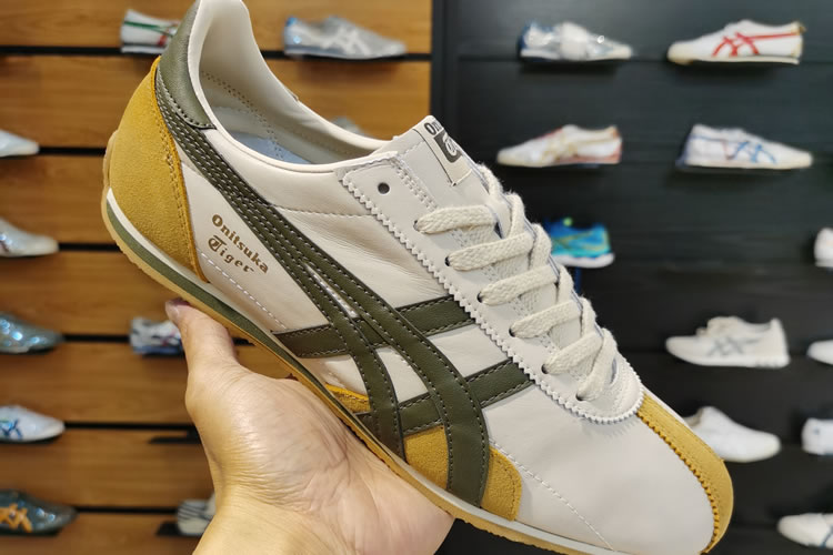 (Beige/ Green/ Brown) Onitsuka Tiger Runspark Shoes
