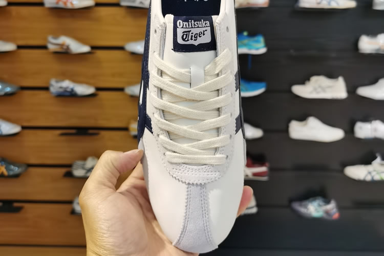 (Beige/ DK Blue) Onitsuka Tiger Runspark Shoes