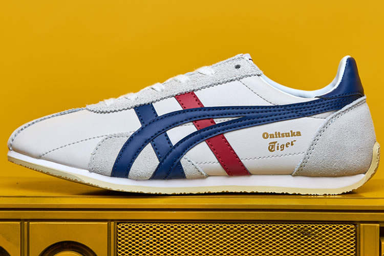 (Off White/ Navy/ Red) Onitsuka Tiger Runspark Shoes