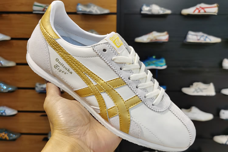 (White/ Gold) Runspark Shoes