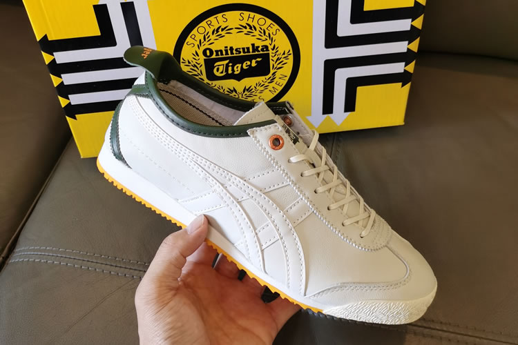 (CreamWhite/ DK Green) Onitsuka Tiger Mexico 66 SD Shoes