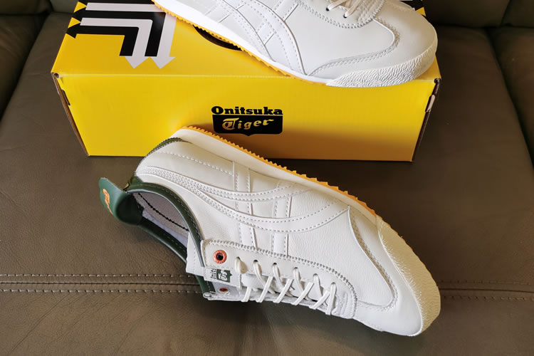 (CreamWhite/ DK Green) Onitsuka Tiger Mexico 66 SD Shoes