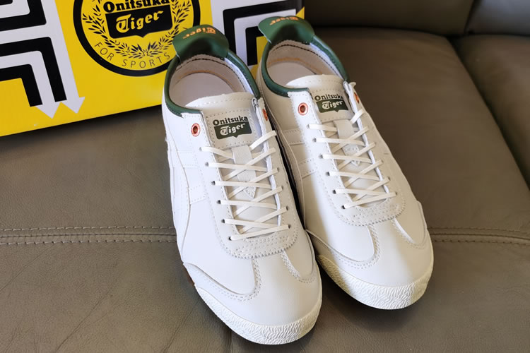 (CreamWhite/ DK Green) Onitsuka Tiger Mexico 66 SD Shoes