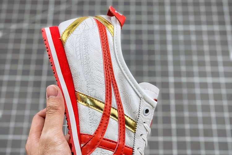 Street Fighter "Chun-Li" Mexico 66 SD (White/ Fiery Red/ Gold) Shoes - Click Image to Close