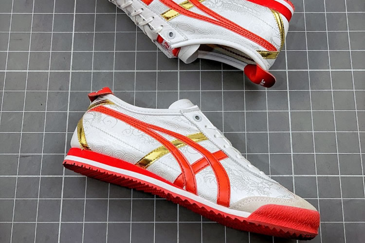 Onitsuka Tiger X Street Fighter "Chun-Li" Mexico 66 SD (White/ Red/ Gold) Collection