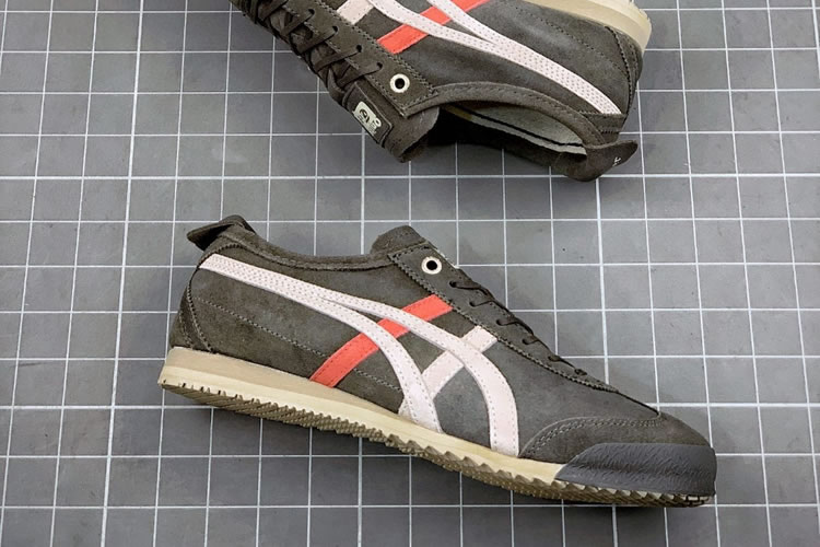 (Brown/ Beige/ Orange) Onitsuka Tiger Mexico 66 SD Shoes