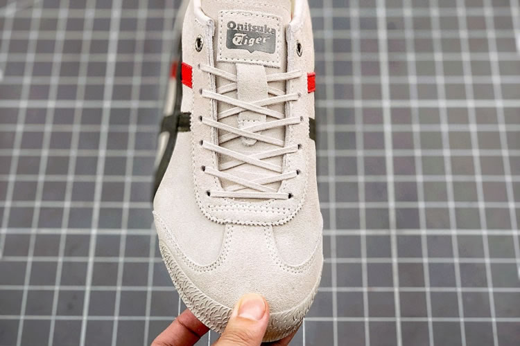 (Oatmeal/ Grey/ Red) Onitsuka Tiger Mexico 66 SD Shoes