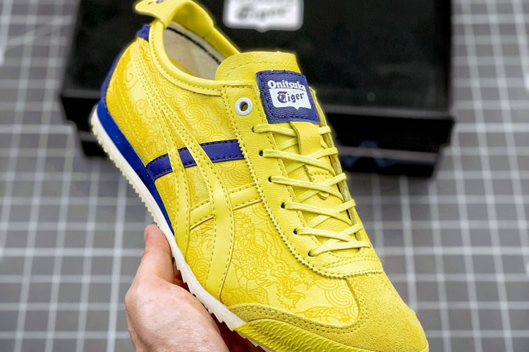 Onitsuka Tiger X Street Fighter "Chun-Li" Mexico 66 SD (Yellow/ Navy Blue) Collection