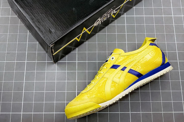 Onitsuka Tiger X Street Fighter "Chun-Li" Mexico 66 SD (Yellow/ Navy Blue) Collection