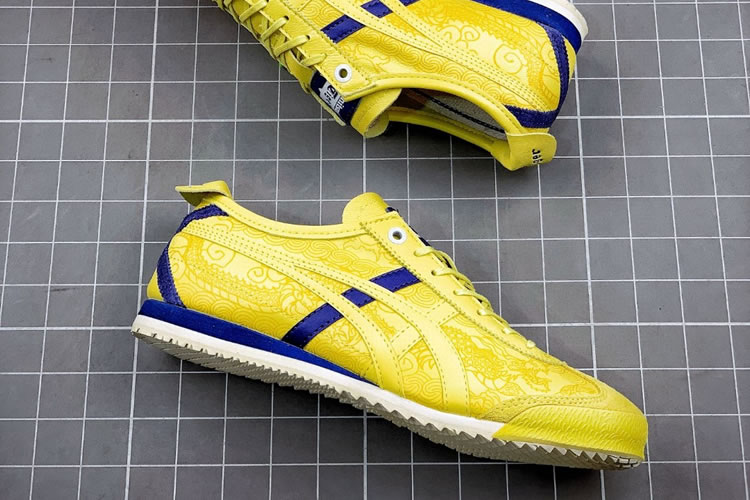 Onitsuka Tiger X Street Fighter "Chun-Li" Mexico 66 SD (Yellow/ Navy Blue) Collection - Click Image to Close