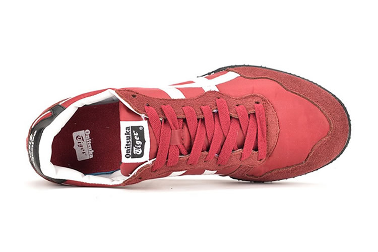 (Claret Red/ White) Onitsuka Tiger Serrano Shoes - Click Image to Close