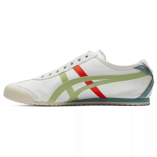 (White/ Jade) Mexico 66 Slip On Shoes