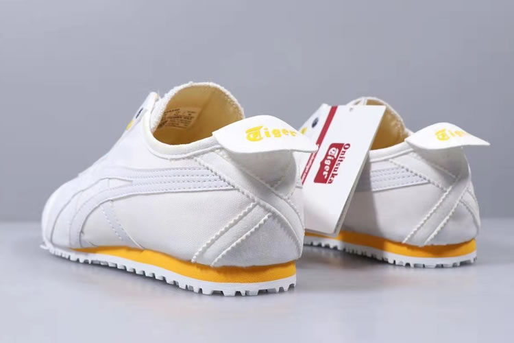 Onitsuka Tiger SLIP ON (White/ Orange) New Shoes