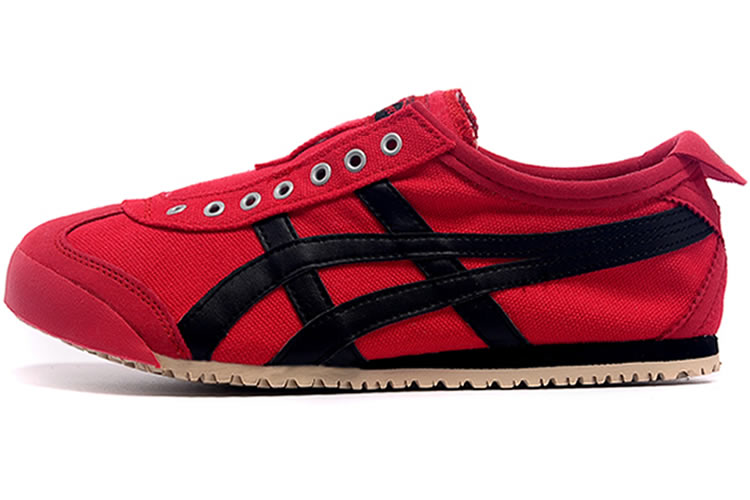 (Red/ Black) Onitsuka Tiger SLIP ON Shoes - Click Image to Close