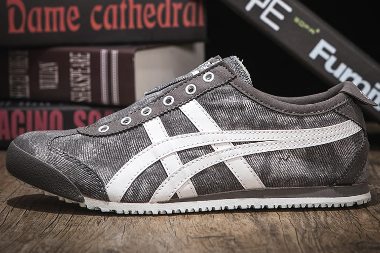 (Camo/ Beige) Onitsuka Tiger Mexico 66 Slip On Shoes - Click Image to Close