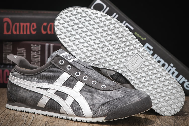 (Camo/ Beige) Onitsuka Tiger Mexico 66 Slip On Shoes - Click Image to Close