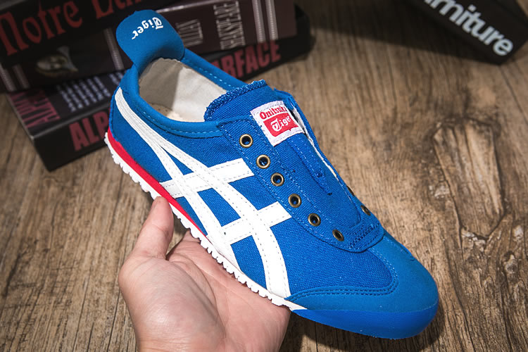 (Blue/ White/ Red) Onitsuka Tiger SLIP ON Shoes