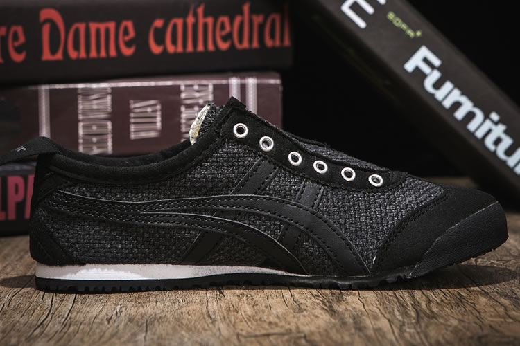 (Black/ Black) Onitsuka Tiger Mexico 66 SLIP ON