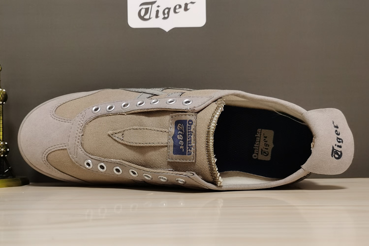 (Beige/ Peach) Mexico 66 Slip On Shoes - Click Image to Close