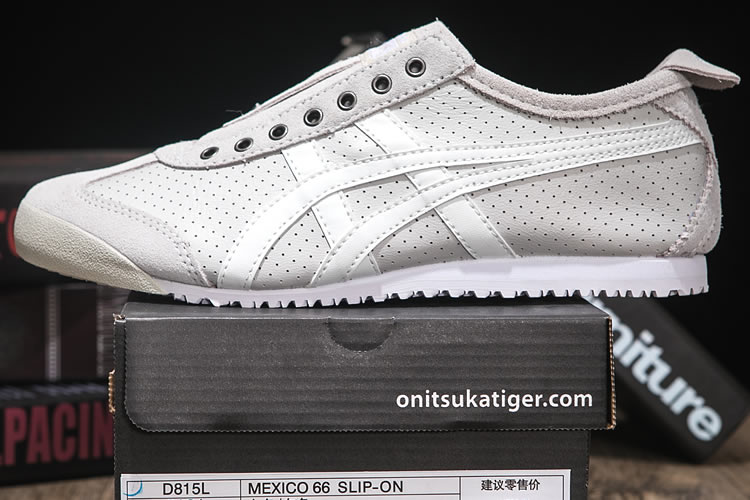 Onitsuka Tiger SLIP ON (White/ White) Shoes