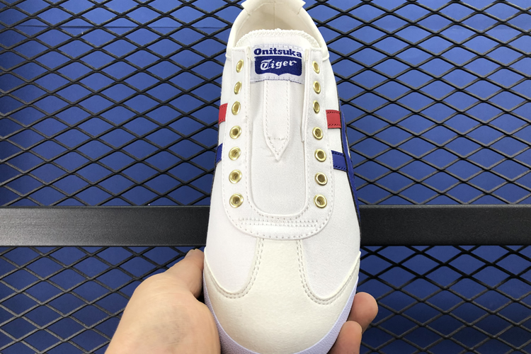 (White/ Blue/ Red/ Gold) MEXICO 66 SLIP ON Shoes