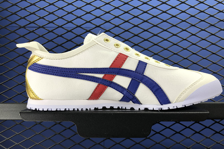 (White/ Blue/ Red/ Gold) MEXICO 66 SLIP ON Shoes