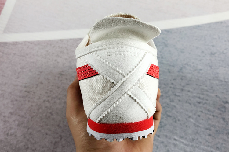 White/ Red) MEXICO 66 SLIP ON Shoes : Onitsuka Tiger