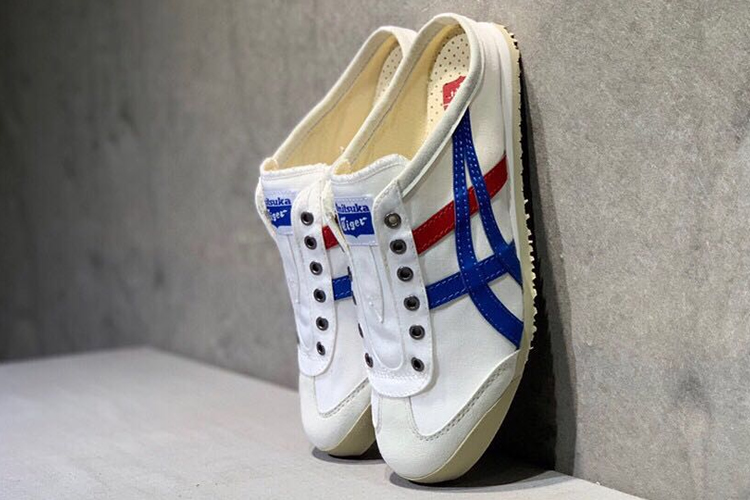 Mexico 66 SLIP-ON (White/ Blue/ Red) Shoes