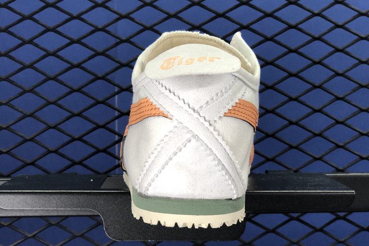 (White/ Orange/ Green) Mexico 66 Slip On Shoes - Click Image to Close