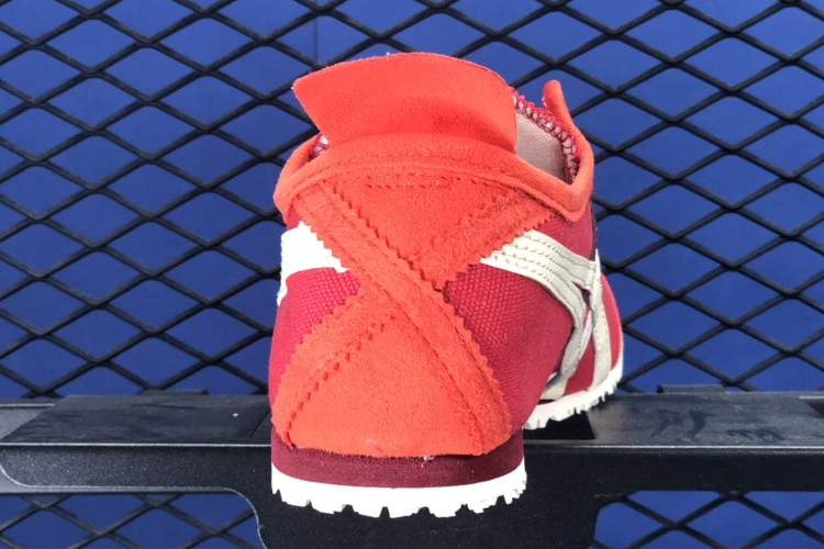 (White/ Black/ Red) Mexico 66 Slip on Sneakers - Click Image to Close