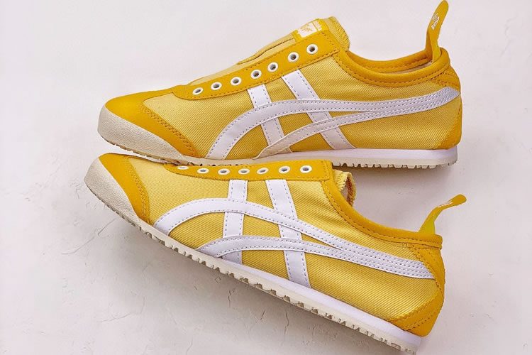 Onitsuka Tiger Mexico 66 SLIP ON (Yellow/ White/) Shoes [D3K0N-8803 ...