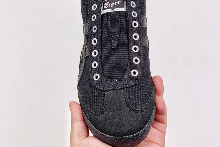 (Black/ Black) Onitsuka Tiger SLIP ON Shoes - Click Image to Close