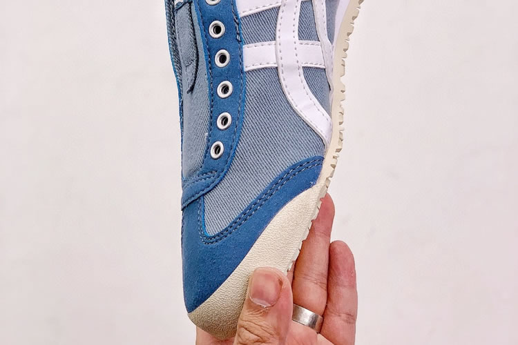 Onitsuka Tiger (Blue/ White) Slip On Shoes
